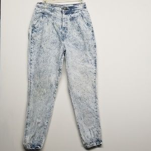 Vintage Chic Acid Wash Jeans Mom Jeans